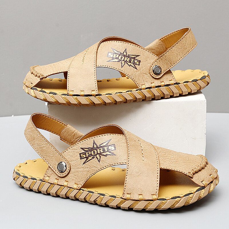 Herr Microfiber Tvåvägs Lättvikts Mjuk Casual Sandaler