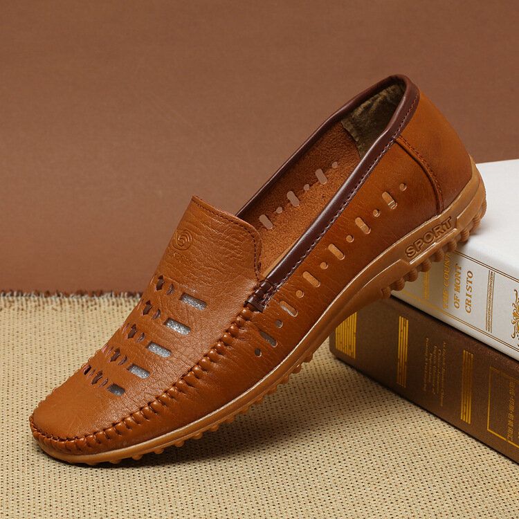 Män Andas Hollow Out Slip On Casual Sandaler