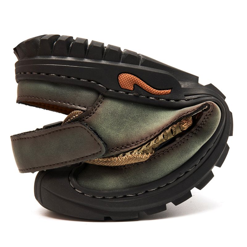 Män Andas Mesh Gummi Toe Handsömmar Mjuka Casual Sandaler