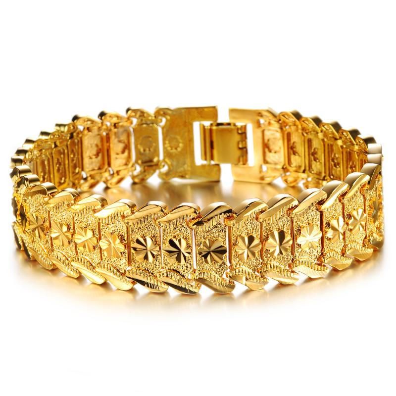 18k Guldpläterad Blomsterform Hanarmband