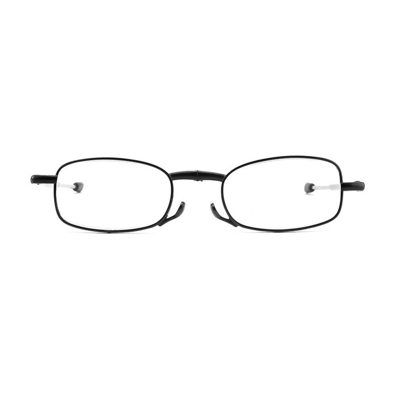 Unisex Casual Vikbar Bärbar Anti-blå Ljus Oval Båge Form Presbyopiska Glasögon