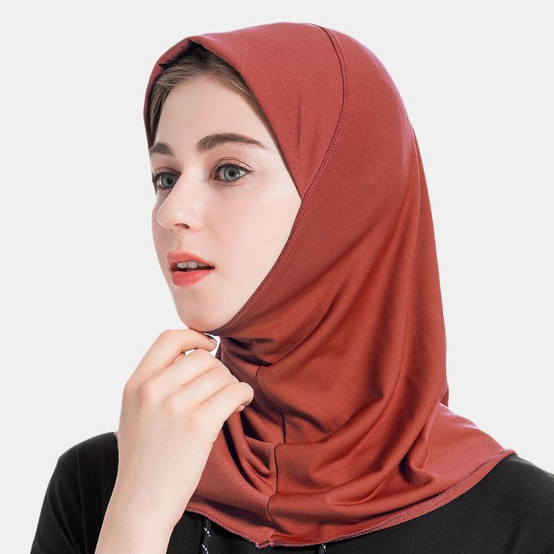 Hijab Scarf Dam Solid Crystal Hampa