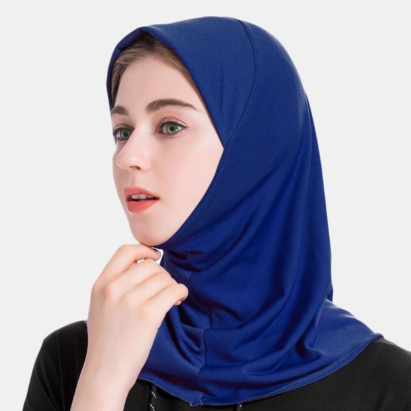 Hijab Scarf Dam Solid Crystal Hampa