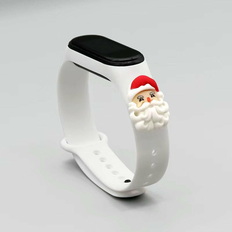 Deffrun 5atm Vattentät Färgglad Led Display Barn Digital Klocka Julklapp Barn Armband Klocka
