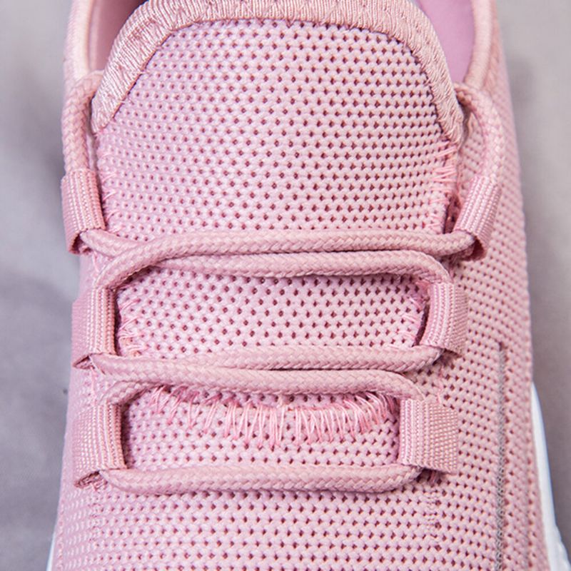 Dam Mesh Lace Up Sport Lättviktiga Casual Sneakers