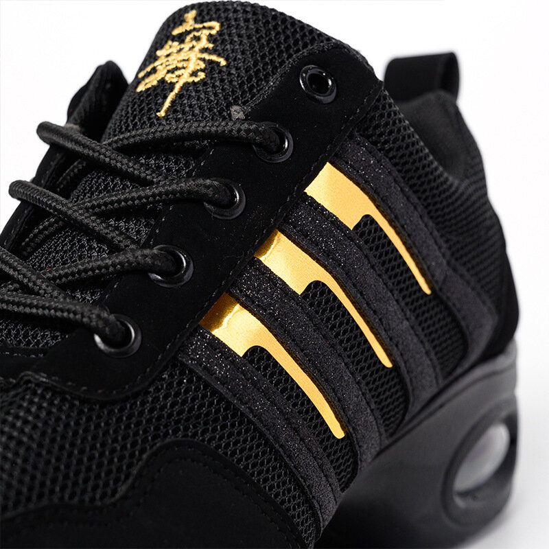 Dam Mesh Splicing Mocka Sneakers Sportkuddar