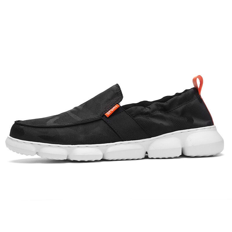 Män Andas Slip On Lätta Gamla Peking Casual Skor
