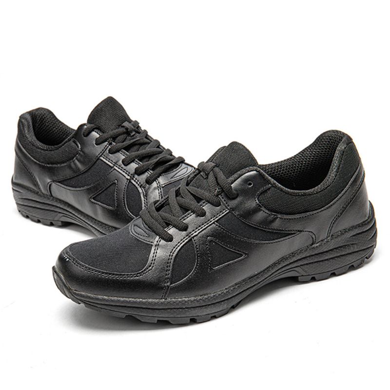 Män Utomhus Halkbeständigt Andas Mesh Snörning Sport Casual Sneakers