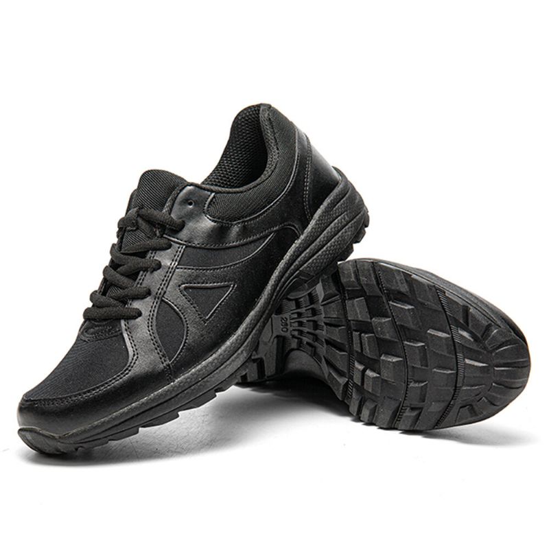 Män Utomhus Halkbeständigt Andas Mesh Snörning Sport Casual Sneakers