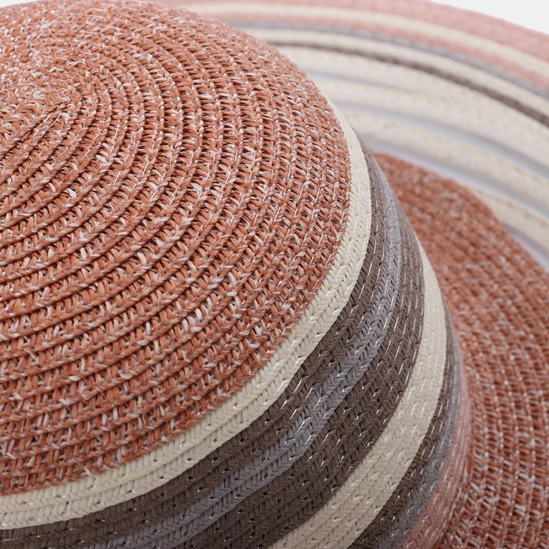Dam Gradient Hollow Large Edge Cap Travel Shade Straw Hat