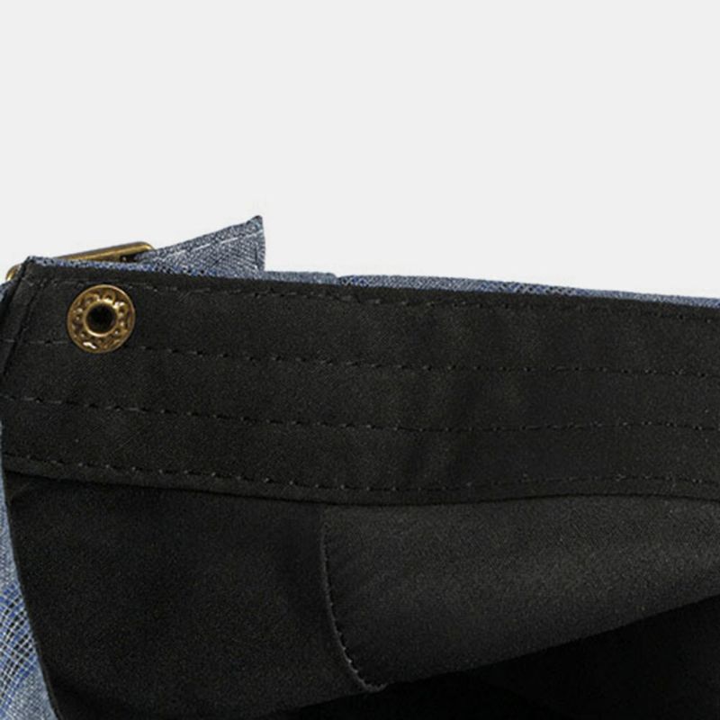 Män Bomull Plädmönster Tunt Andas Brittisk Retro Forward Hatt Flat Cap Basker Cap