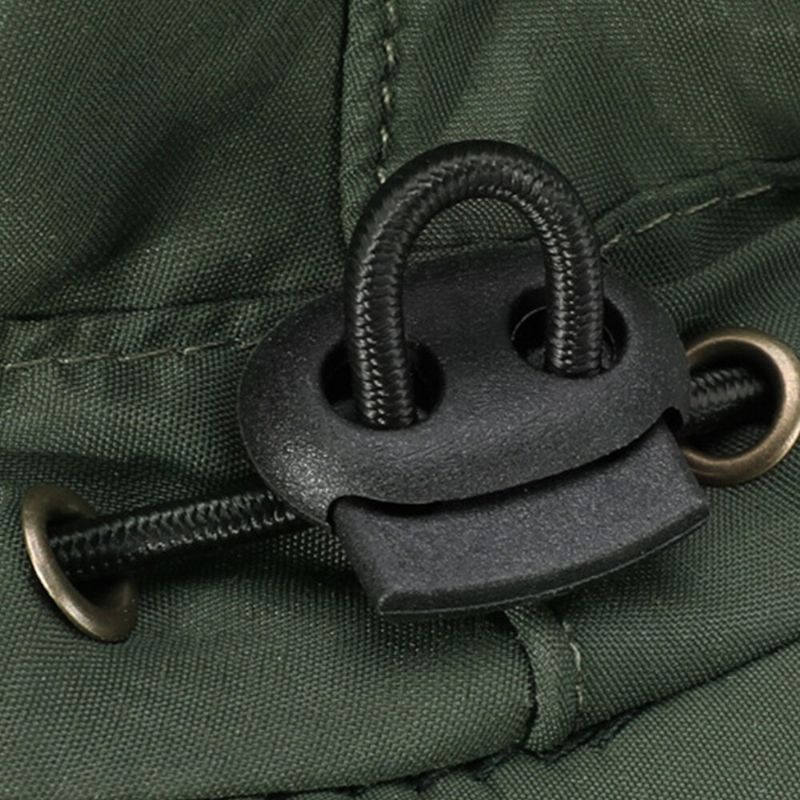 Män Bred Brätte 14cm Utomhusfiske Klättring Uv-skydd Solskydd Vattentät Andas Bucket Hat