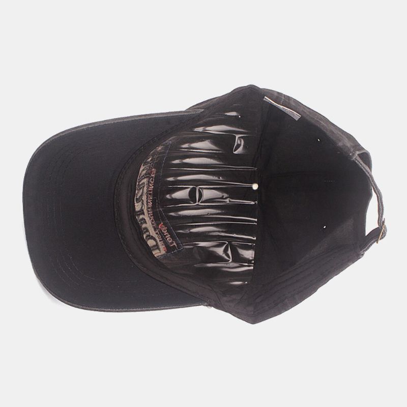 Unisex Bomull 3d Brevbroderimönster Patch Tvättad Solskyddsbaseballkeps