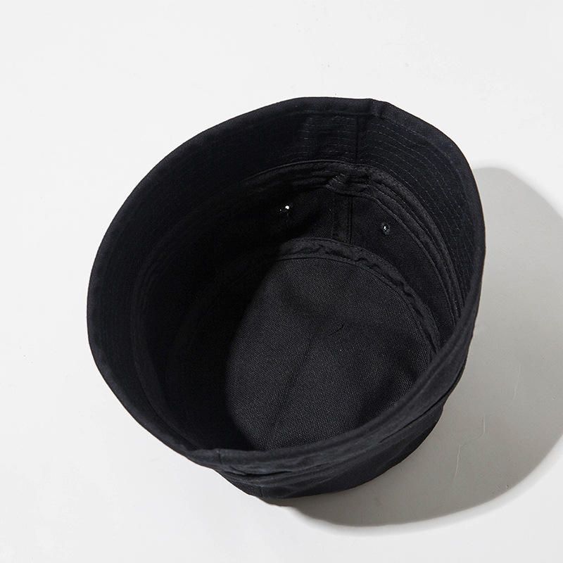 Unisex Enfärgad Bomullsmössa Bucket Hats