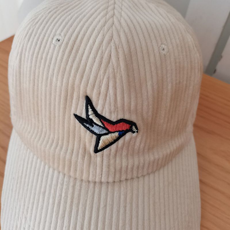 Unisex Manchester Tecknad Färgat Papper Crane Broderi Baseballkeps Vinter Varmt Sval Skydd Solskyddsmössa
