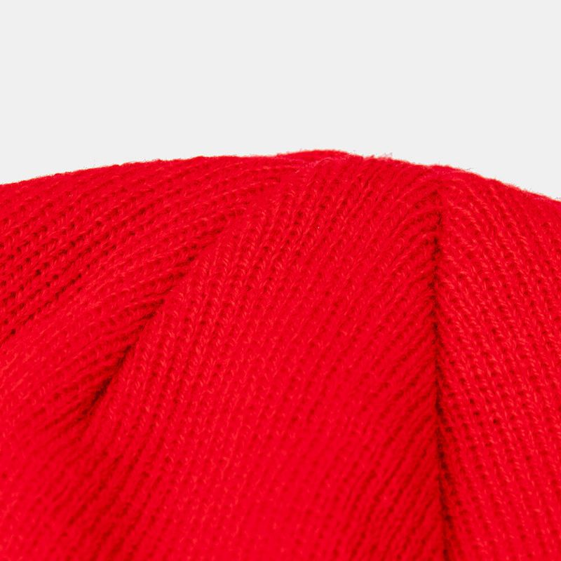 Unisex Plysch Broderad S-brev Hip-hop Varm Brättelös Mössa Hyresvärd Keps Stickad Mössa