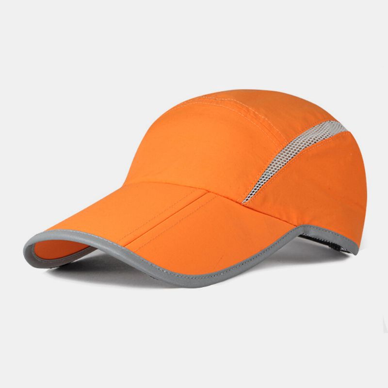 Unisex Sommarsolskydd Uv-skydd Snabbtorkande Hopfällbar Utomhussport Baseballhatt