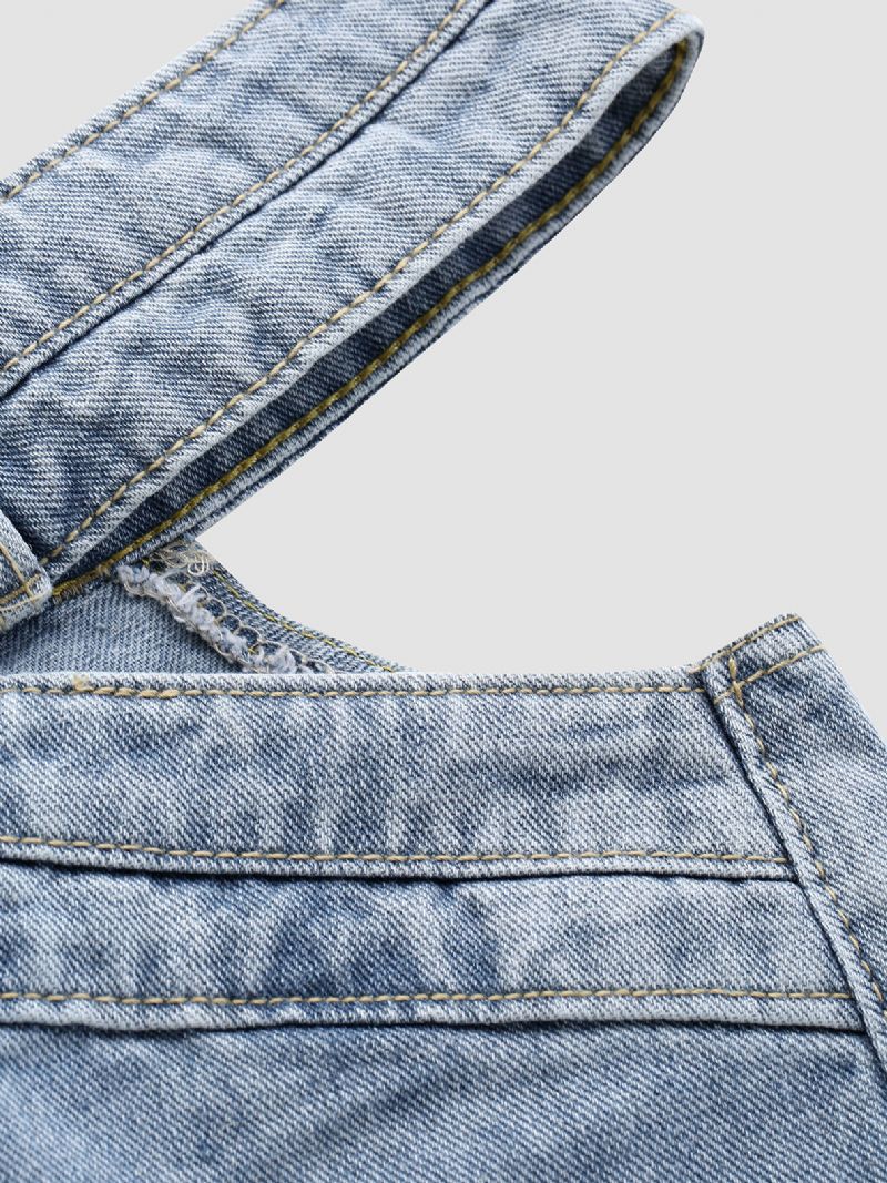 Gedigna Jeans I Bomull Med Ihålig Knapp