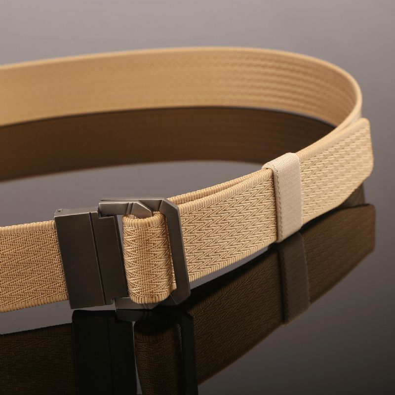 130cm Dubbelring För Män Spänne Bälte Nylon Militär Taktisk Slitstark Sportjeans Midjeband