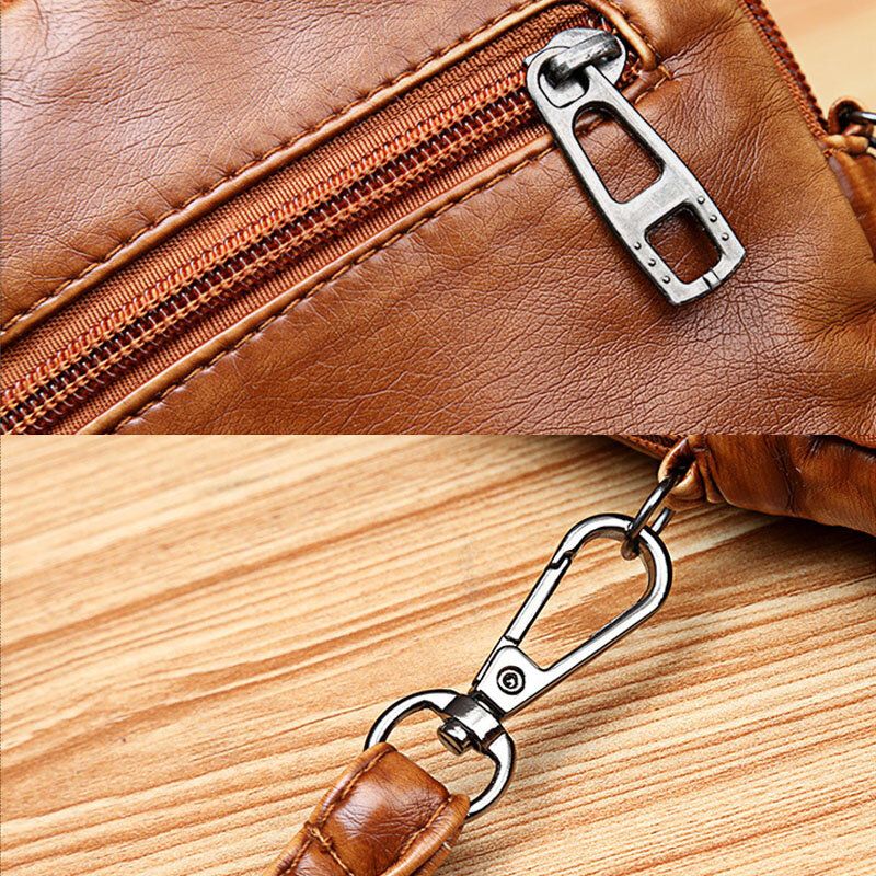 Dam Vintage Liten Axelväska Crossbody-väska Telefonväska