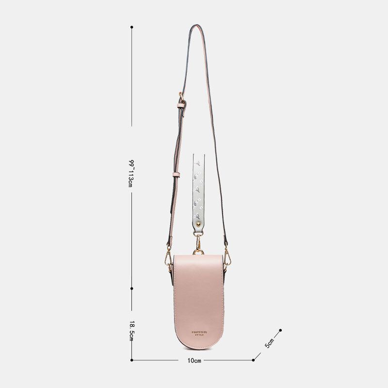 Kvinnor 4 Kortplatser Telefonväska Crossbody-väska
