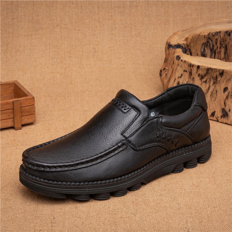 Retro Halkbeständig Casual Business Office Läder Oxfords