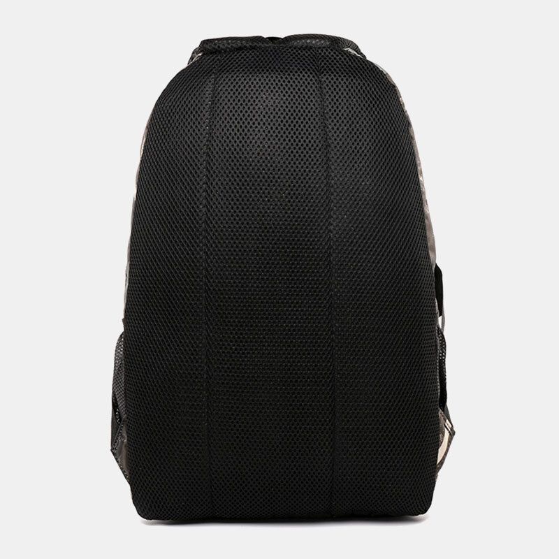 Män Stor Kapacitet Kamouflage Vattentät Student Skolväska 156 Inch Laptop Väska Resor Utomhus Ryggsäck